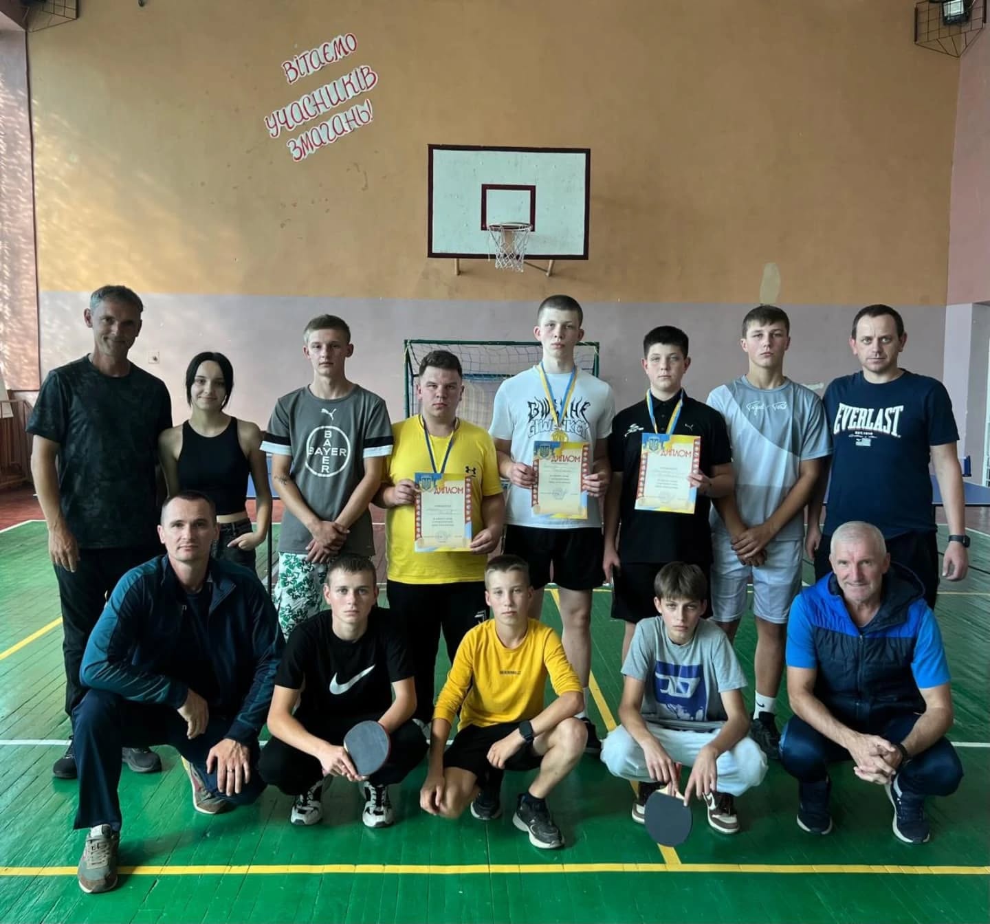 Вітаємо призерів першості ДНЗ мВПУ-34 з настільного тенісу: